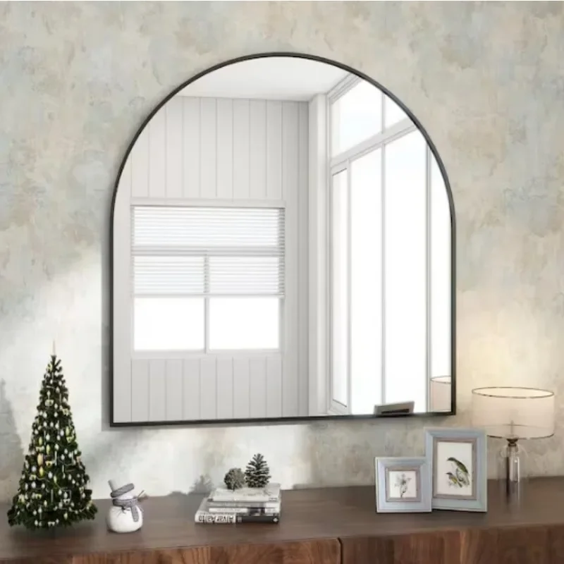 Arched Bathroom Mirror, Wall Mirror Metal Frame, Modern Vanity Mirror, Living Room, Bedroom, Hallway, Dinning Room Decor
Arched Bathroom Mirror, Wall Mirror Metal Frame, Modern Vanity Mirror, Living Room, Bedroom, Hallway, Dinning Room Decor