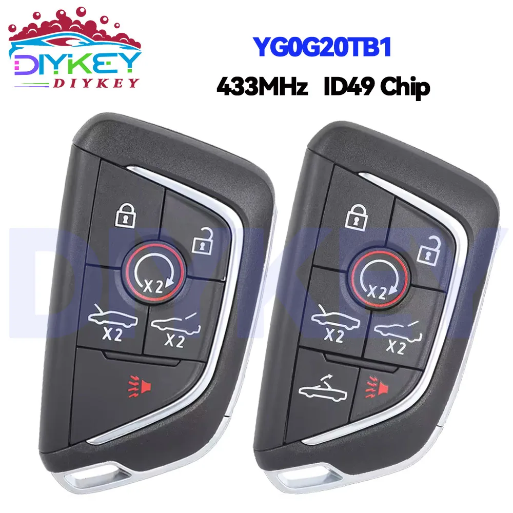 DIYKEY 433MHz YG0G20TB1 For Chevrolet Corvette C8 2020 2021 2022 2023 2024 Smart Remote Key 13538852 13545155 13538851 13538850
DIYKEY 433MHz YG0G20TB1 For Chevrolet Corvette C8 2020 2021 2022 2023 2024 Smart Remote Key 13538852 13545155 13538851 13538850