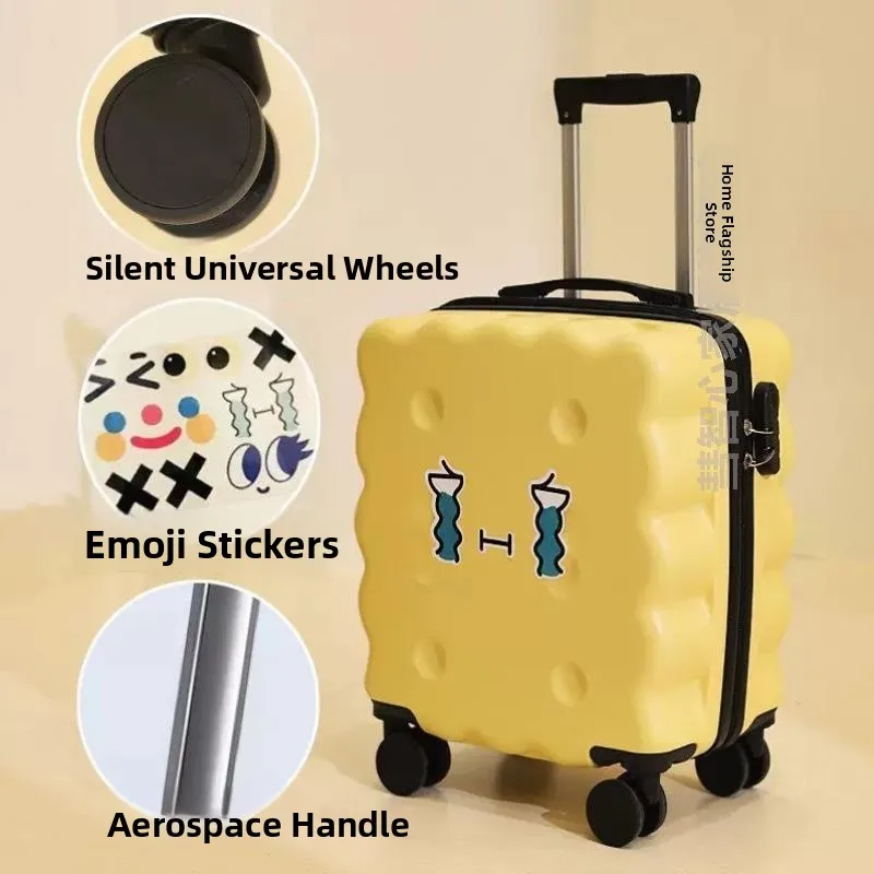 Lightweight Travel Luggage Women's Carry-On 18 Inch Leather Suitcase Cute Small Pullman Bag 20 Inch ABS Material
Lightweight Travel Luggage Women's Carry-On 18 Inch Leather Suitcase Cute Small Pullman Bag 20 Inch ABS Material