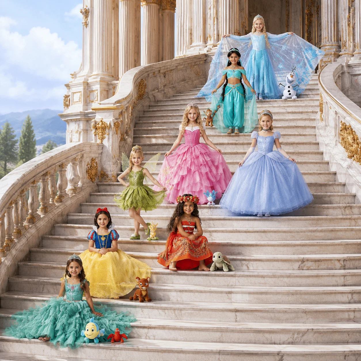Halloween Birthday Princess Dress Cinderella Snow White Aurora Rapunzel for Girls Cosplay Costume Kids 2-8Y
Halloween Birthday Princess Dress Cinderella Snow White Aurora Rapunzel for Girls Cosplay Costume Kids 2-8Y