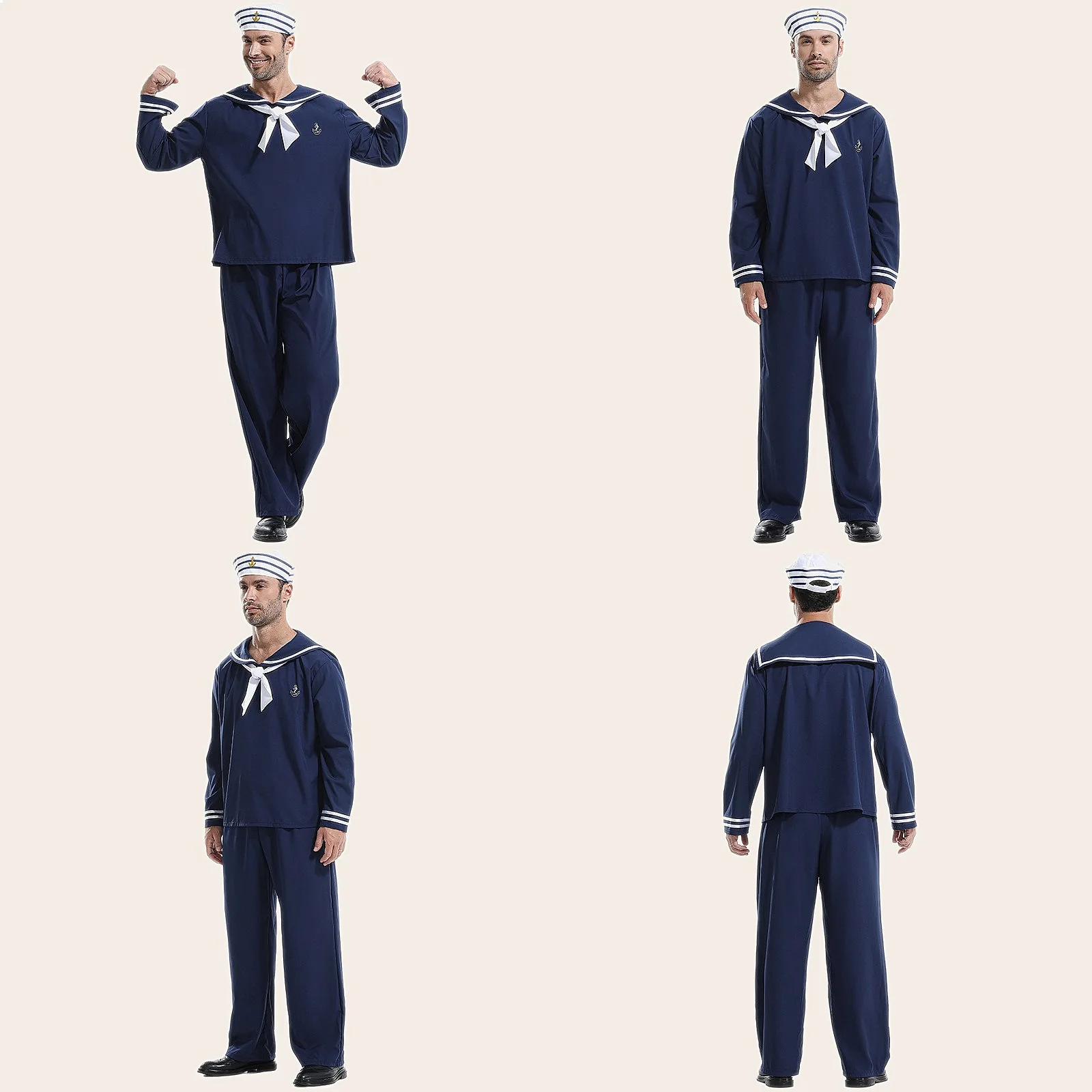 Halloween Costume Sailor Suit Role Play Uniform Stage Performance Nautical Outfit Navigator
Halloween Costume Sailor Suit Role Play Uniform Stage Performance Nautical Outfit Navigator