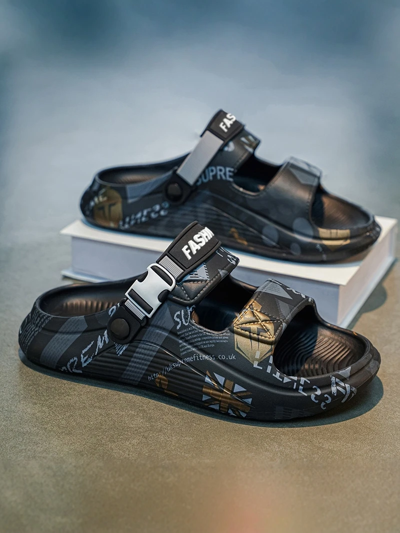 Men's Summer Outdoor Anti-Slip Casual Sports Beach Sandals Driving Indoor Home Use Two-Purpose Slippers Comfortable Slip-On S...
Men's Summer Outdoor Anti-Slip Casual Sports Beach Sandals Driving Indoor Home Use Two-Purpose Slippers Comfortable Slip-On S...