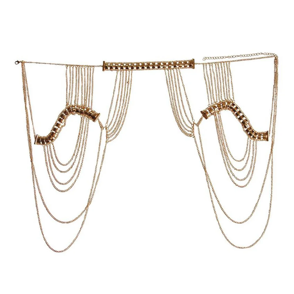 Tassel Shoulder Necklace Chain Lightweight Alloy Women Body Jewelry Shoulder Chain Bikini Dress Party Accessories
Tassel Shoulder Necklace Chain Lightweight Alloy Women Body Jewelry Shoulder Chain Bikini Dress Party Accessories