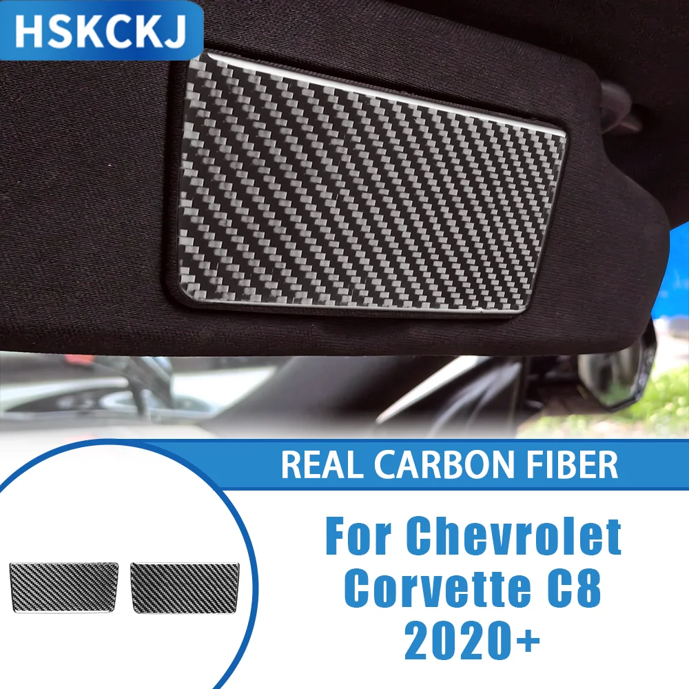 For Chevrolet Corvette C8 2020+ Carbon Fiber Car Accessories Inner Roof Makeup Mirror Panel Interior Cover Tirm Modified Sticker
For Chevrolet Corvette C8 2020+ Carbon Fiber Car Accessories Inner Roof Makeup Mirror Panel Interior Cover Tirm Modified Sticker