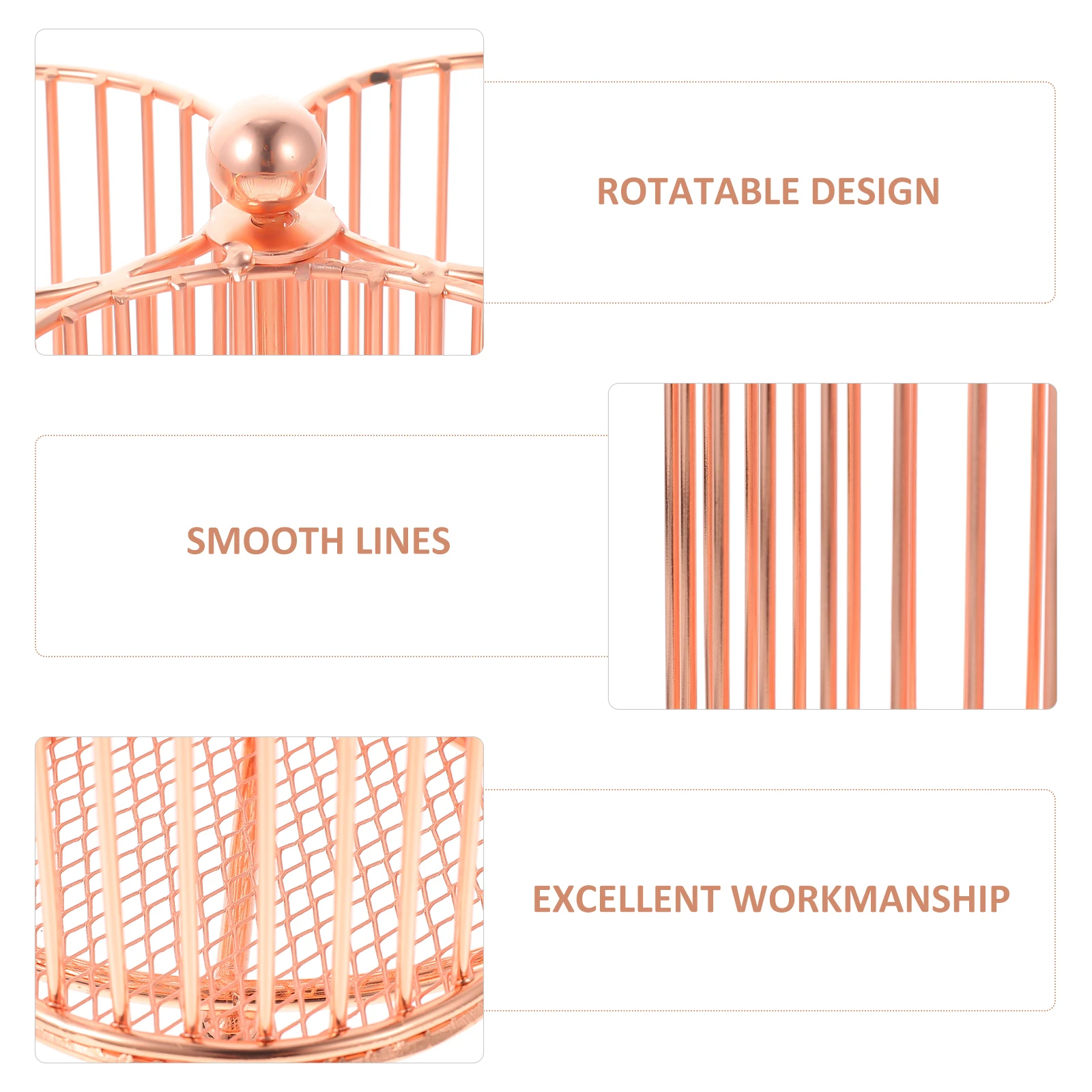 Rotary Metal Pen Holder 360° Rotatable Iron Desk Organizer Round Edge Storage Box for Stationery Makeup Brushes Office Supplies
Rotary Metal Pen Holder 360° Rotatable Iron Desk Organizer Round Edge Storage Box for Stationery Makeup Brushes Office Supplies