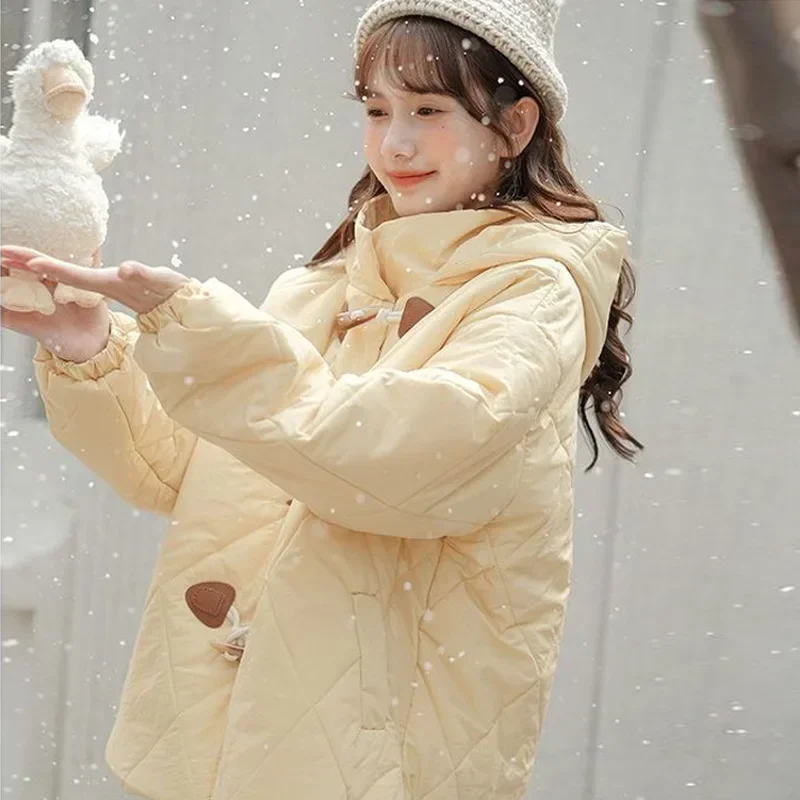 2025 Winter Cotton Jacket for Women Thickened Diamond Quilted Long Coat - Comfortable & Chic Quilted Design Perfect for Students
2025 Winter Cotton Jacket for Women Thickened Diamond Quilted Long Coat - Comfortable & Chic Quilted Design Perfect for Students