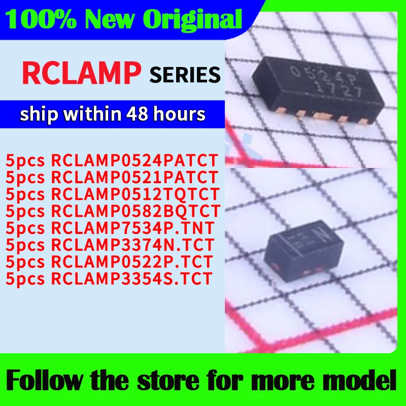 5шт RCLAMP0524PATCT RCLAMP0521PATCT RCLAMP0512TQTCT RCLAMP0582BQTCT RCLAMP7534P.TNT RCLAMP3374N.TCT RCLAMP0522P RCLAMP3354S.TCT
5шт RCLAMP0524PATCT RCLAMP0521PATCT RCLAMP0512TQTCT RCLAMP0582BQTCT RCLAMP7534P.TNT RCLAMP3374N.TCT RCLAMP0522P RCLAMP3354S.TCT