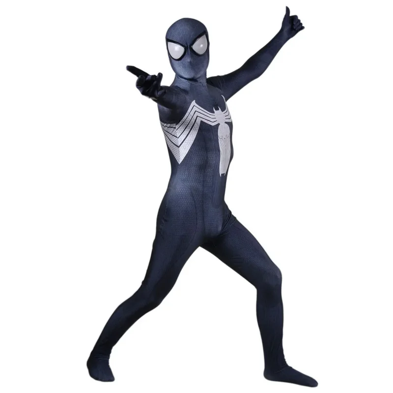 Halloween Adults Kids Black Spidercosplay Costume Venom Symbiote SuperHero Zentai Suit Men Boys Male Bodysuit
Halloween Adults Kids Black Spidercosplay Costume Venom Symbiote SuperHero Zentai Suit Men Boys Male Bodysuit