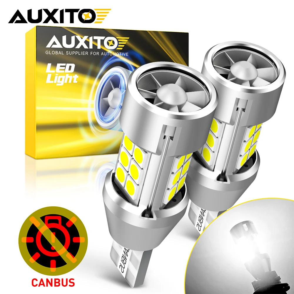 AUXITO 2Pcs Canbus T15 W16W 921 912 T16 902 LED Bulbs Error Free 4000LM Car Back Up Rear Lamp Reverse Light Auto Lamp
AUXITO 2Pcs Canbus T15 W16W 921 912 T16 902 LED Bulbs Error Free 4000LM Car Back Up Rear Lamp Reverse Light Auto Lamp