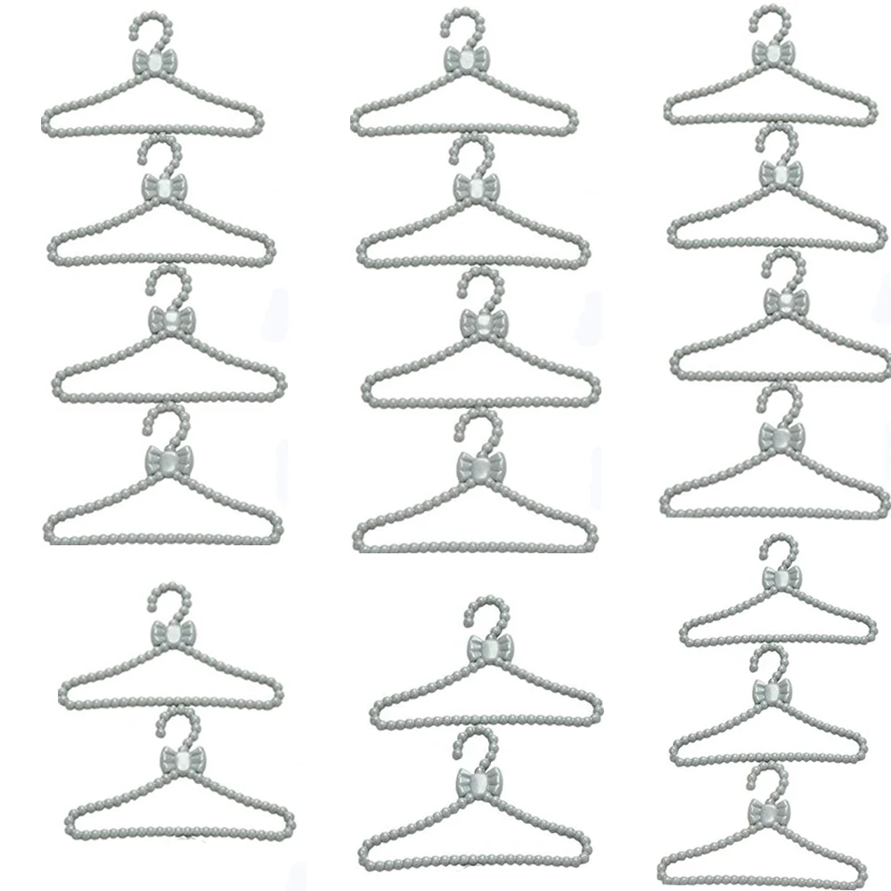 NK Official 20 Pcs Clothes Racks Wardrobe Bedroom Dolls Accessories Gray Bow Hangers 11.5 Inch Doll Dollhouse Play House Toys
NK Official 20 Pcs Clothes Racks Wardrobe Bedroom Dolls Accessories Gray Bow Hangers 11.5 Inch Doll Dollhouse Play House Toys