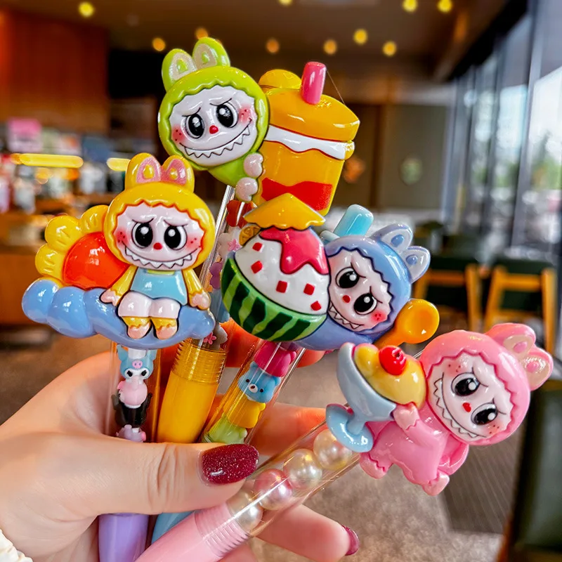 Kawaii Labubu Gel Pens Prohibit Anxiety Series Kawaii 0.5mm Pen Cartoon School Student Office Stationery Birthday Gift
Kawaii Labubu Gel Pens Prohibit Anxiety Series Kawaii 0.5mm Pen Cartoon School Student Office Stationery Birthday Gift