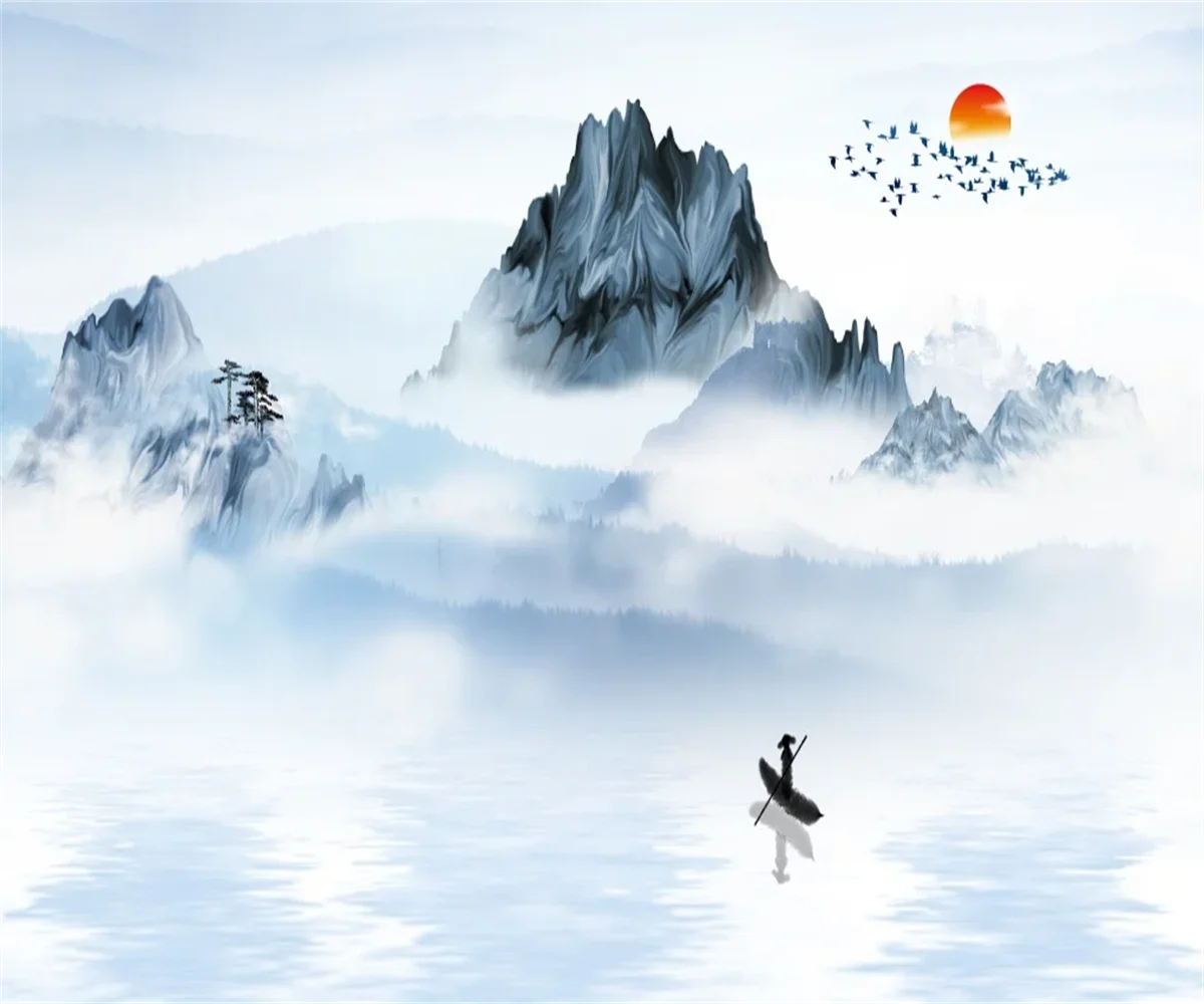 Индивидуальные фотообои с пейзажем, настенные обои для украшения дома, гостиной, картина с горным фоном, 3D-наклейка на стену
Индивидуальные фотообои с пейзажем, настенные обои для украшения дома, гостиной, картина с горным фоном, 3D-наклейка на стену