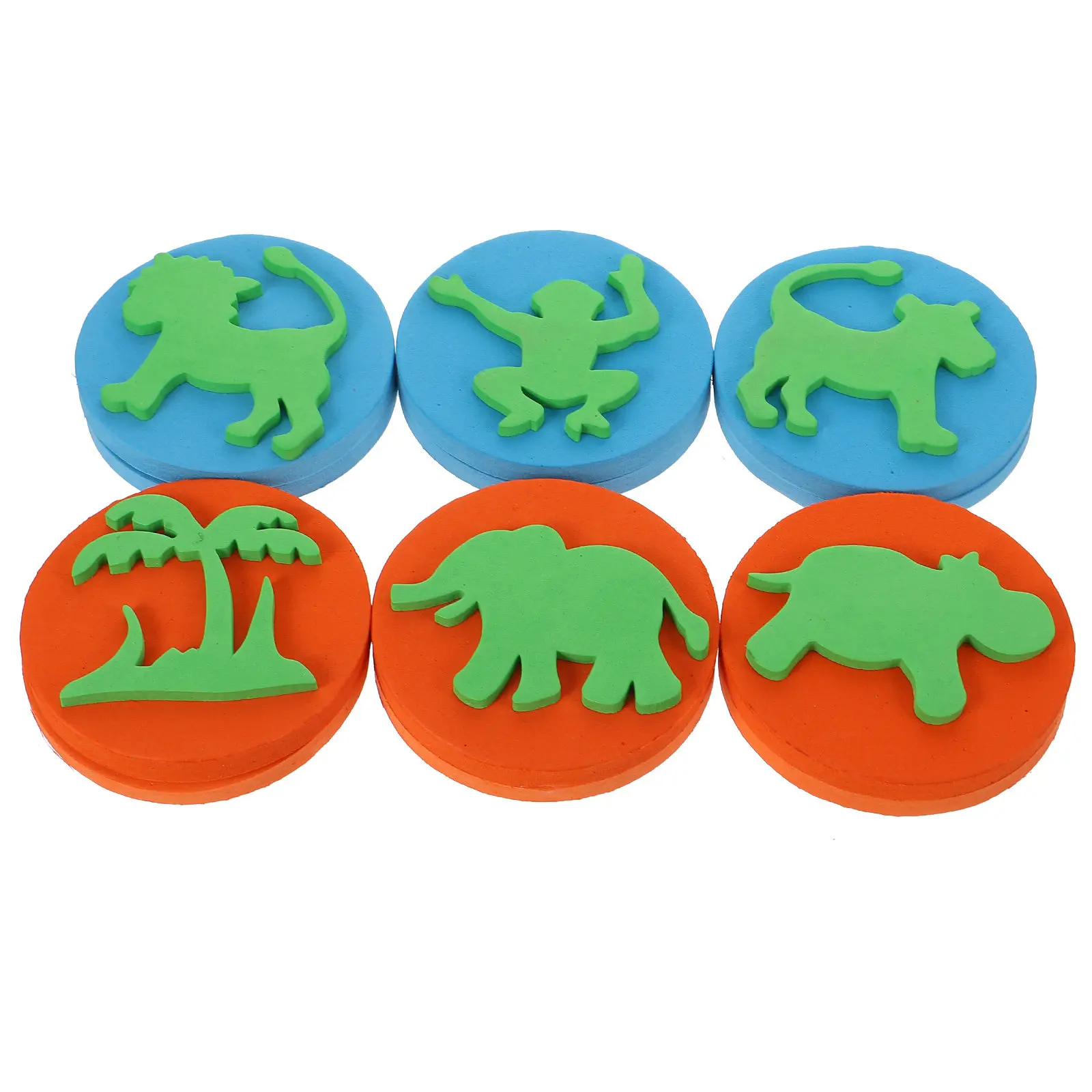 6Pcs Kids Animal Eva Stamps Set for Painting Drawing Art Craft Projects Classroom Early Education Creative Play Learning Tools
6Pcs Kids Animal Eva Stamps Set for Painting Drawing Art Craft Projects Classroom Early Education Creative Play Learning Tools