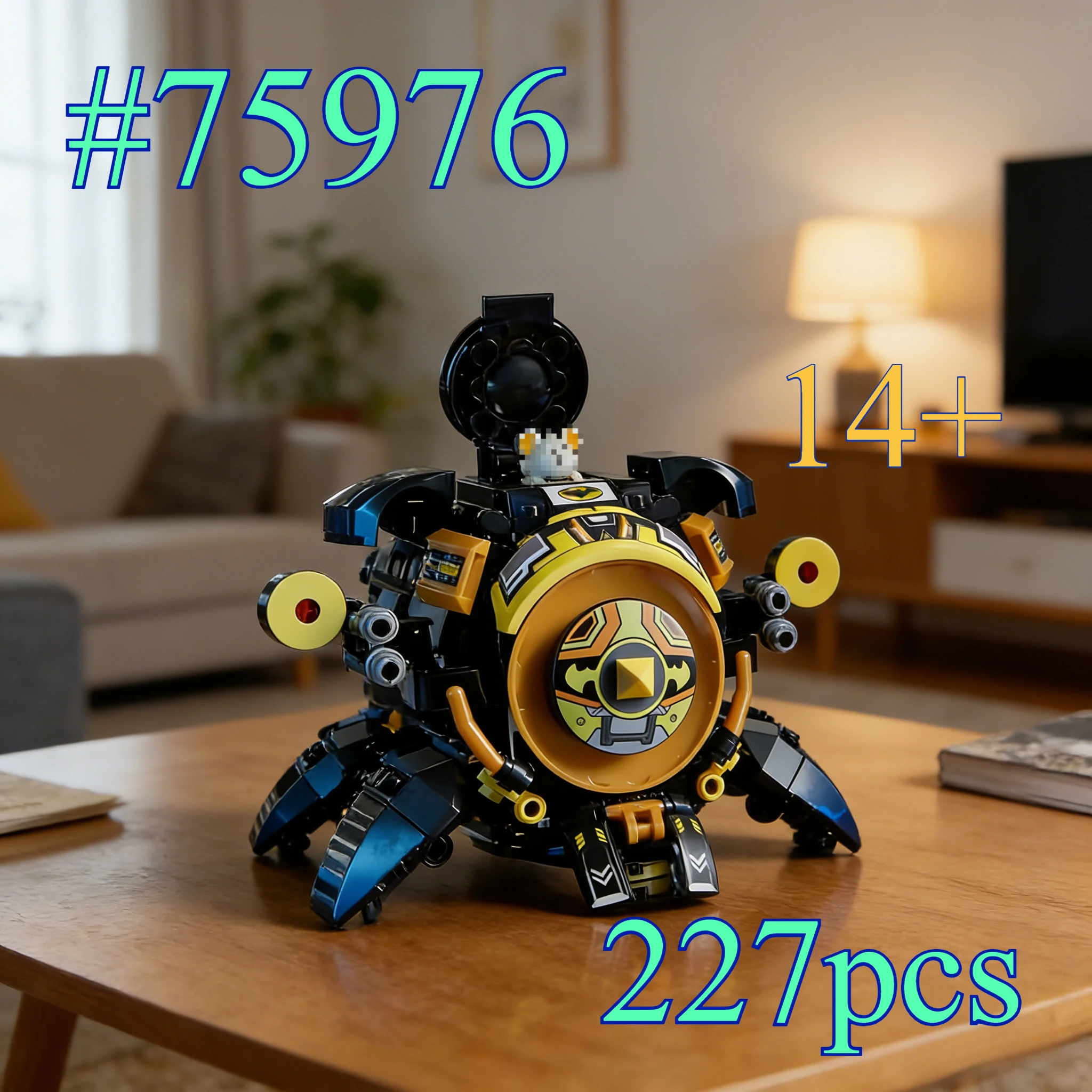 Высокоскоростной конструктор Mecha Crushing Globe 75976, наборы строительных блоков, подходят для подарков на день рождения, совместимы с деталями Lego, 227 шт.
Высокоскоростной конструктор Mecha Crushing Globe 75976, наборы строительных блоков, подходят для подарков на день рождения, совместимы с деталями Lego, 227 шт.