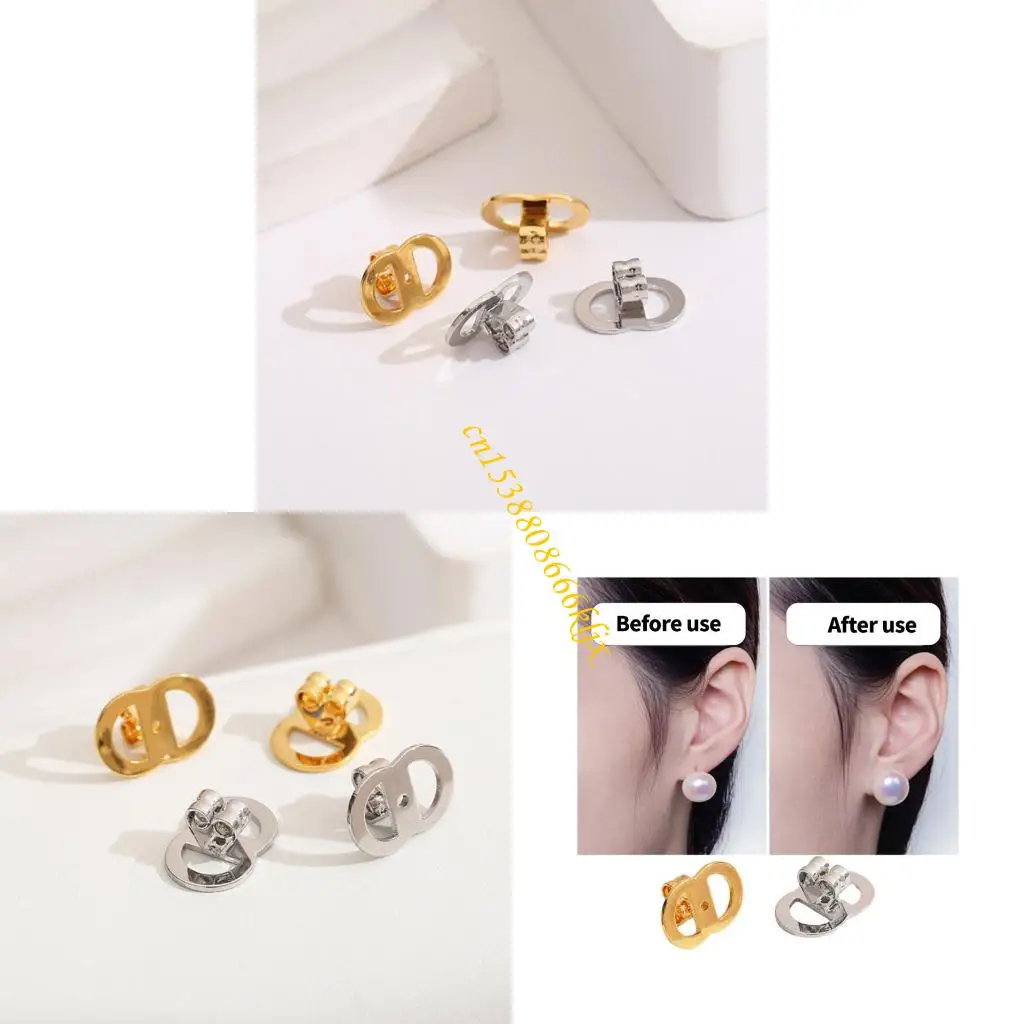 Copper Earring Support Backs For Heavy Earrings Prevent Dropping Comfort Fit 066C
Copper Earring Support Backs For Heavy Earrings Prevent Dropping Comfort Fit 066C