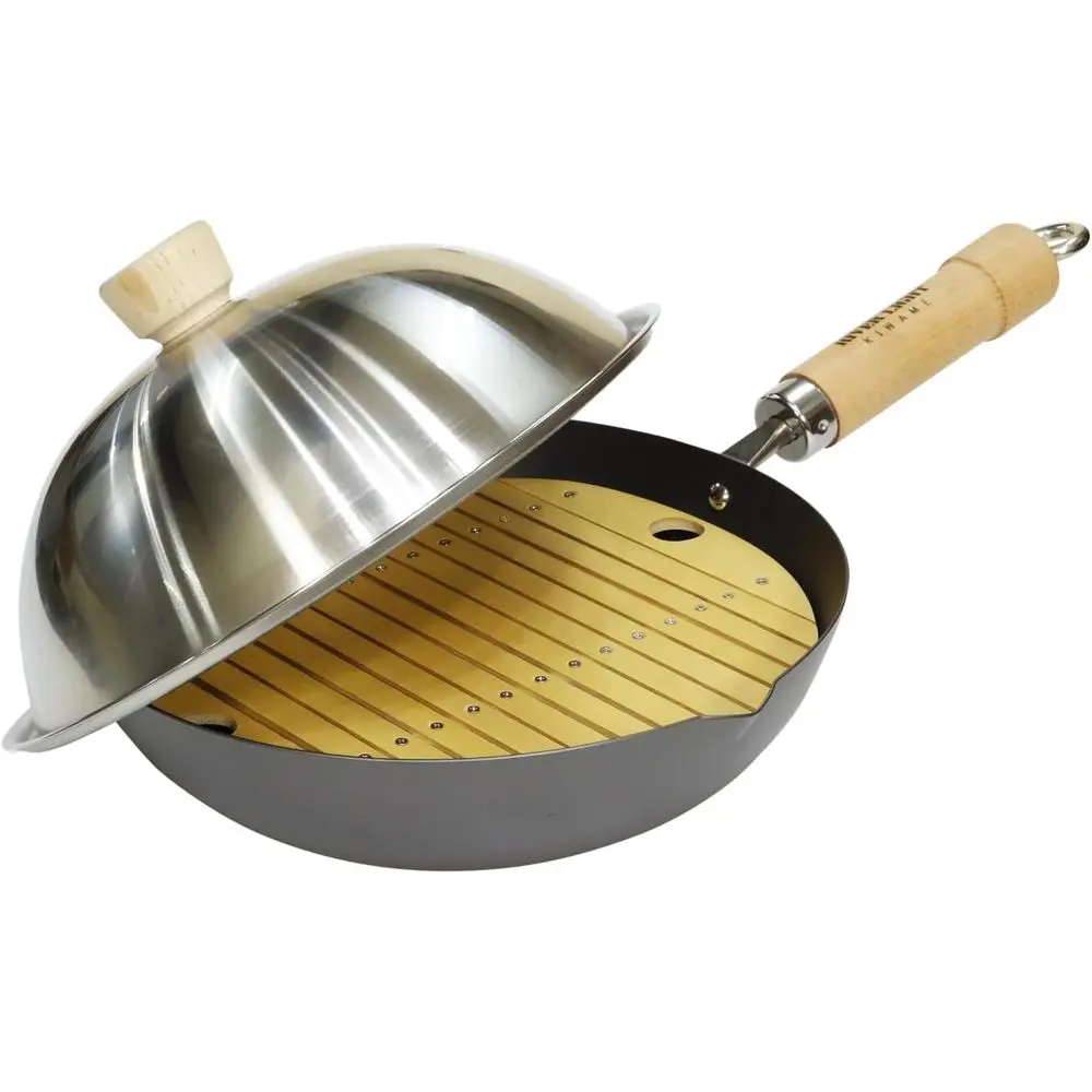 Riverlight Kyoku JAPAN J1426D Iron Sng Pot Set, 10.2 inches (26 cm), StainlSteel Dome, Bamboo Steamer, Iron Nitride, IH Compatib
Riverlight Kyoku JAPAN J1426D Iron Sng Pot Set, 10.2 inches (26 cm), StainlSteel Dome, Bamboo Steamer, Iron Nitride, IH Compatib