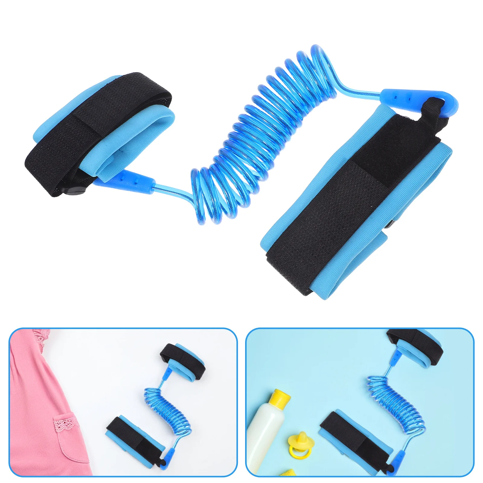 1.5m Safety Child Leash Wrist Link Traction Rope Anti Lost Belt Comfortable Design Durable Flexible Wire Double Layer
1.5m Safety Child Leash Wrist Link Traction Rope Anti Lost Belt Comfortable Design Durable Flexible Wire Double Layer