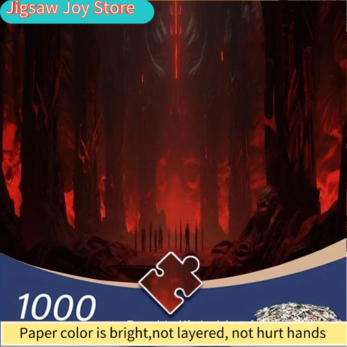 1000pcs Adult Jigsaw Puzzle - Red-Toned Dark Cave with Glowing Lines & Huge Rock Wall, Challenging 3D Cave-Themed Brain Teaser
1000pcs Adult Jigsaw Puzzle - Red-Toned Dark Cave with Glowing Lines & Huge Rock Wall, Challenging 3D Cave-Themed Brain Teaser