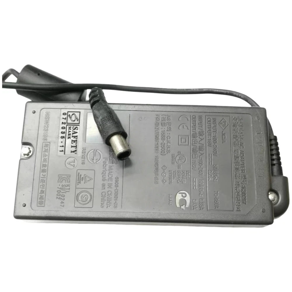 IP100 IP90 V Power Adapter Input 100-240V Output 16V K30287 Fits For Cannon Printer Parts
IP100 IP90 V Power Adapter Input 100-240V Output 16V K30287 Fits For Cannon Printer Parts