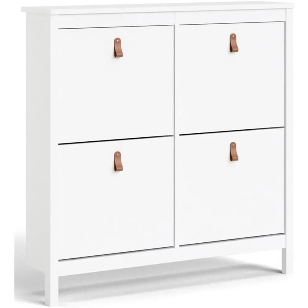 16-Pair White Shoe Storage Cabinet Organizer
16-Pair White Shoe Storage Cabinet Organizer