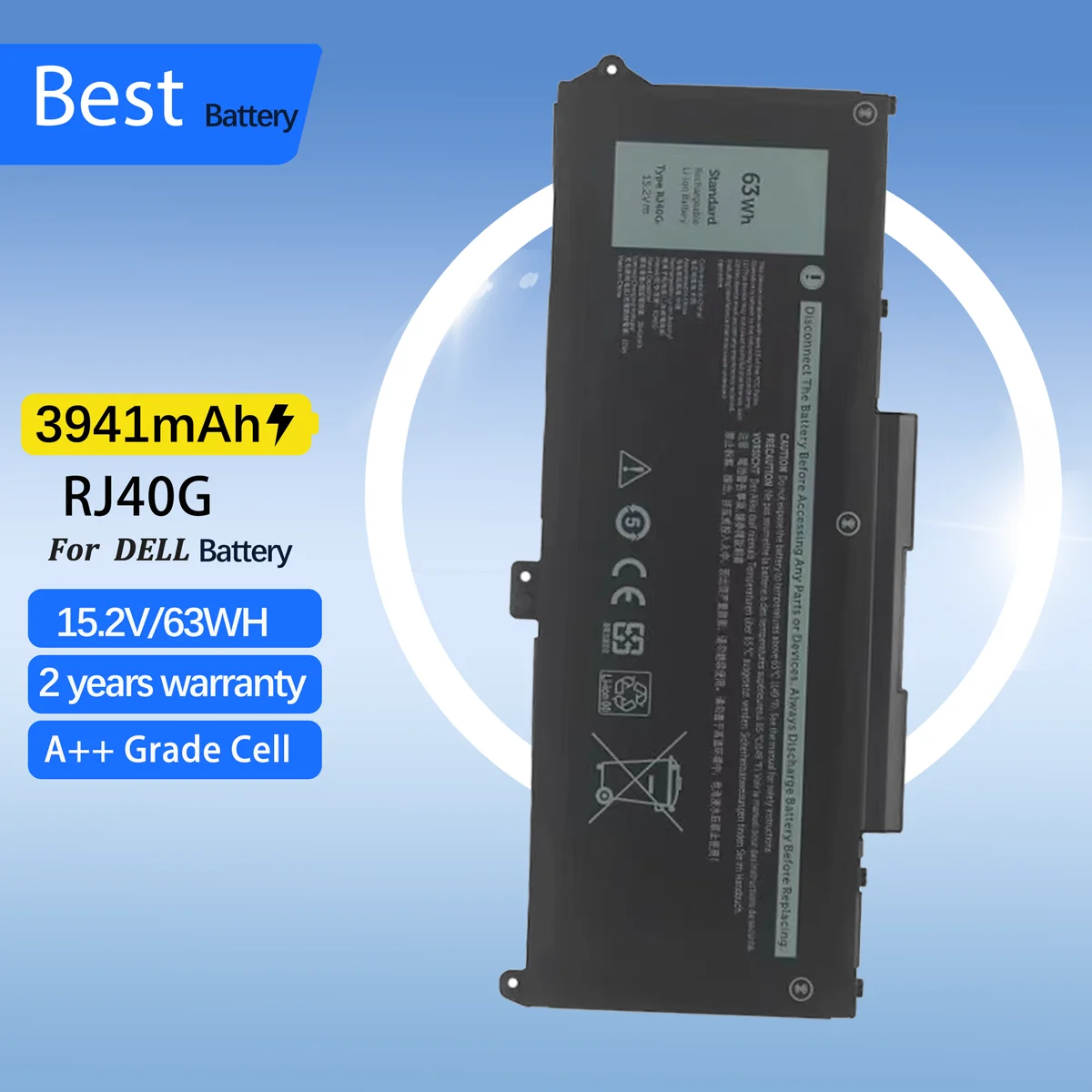 Аккумулятор для ноутбука RJ40G для Dell Latitude 5520 5420 Precision 3560 серии P104F P137G 01K2CF 075X16 0WK3F1
Аккумулятор для ноутбука RJ40G для Dell Latitude 5520 5420 Precision 3560 серии P104F P137G 01K2CF 075X16 0WK3F1