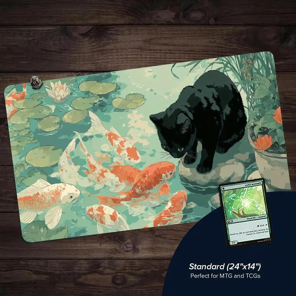 Милый кот и рыба в мультяшном стиле, дизайн MTG Playmat, 35X60 см, волшебная карта, боевой коврик, Tapete Magic mtg, настольный игровой коврик
Милый кот и рыба в мультяшном стиле, дизайн MTG Playmat, 35X60 см, волшебная карта, боевой коврик, Tapete Magic mtg, настольный игровой коврик