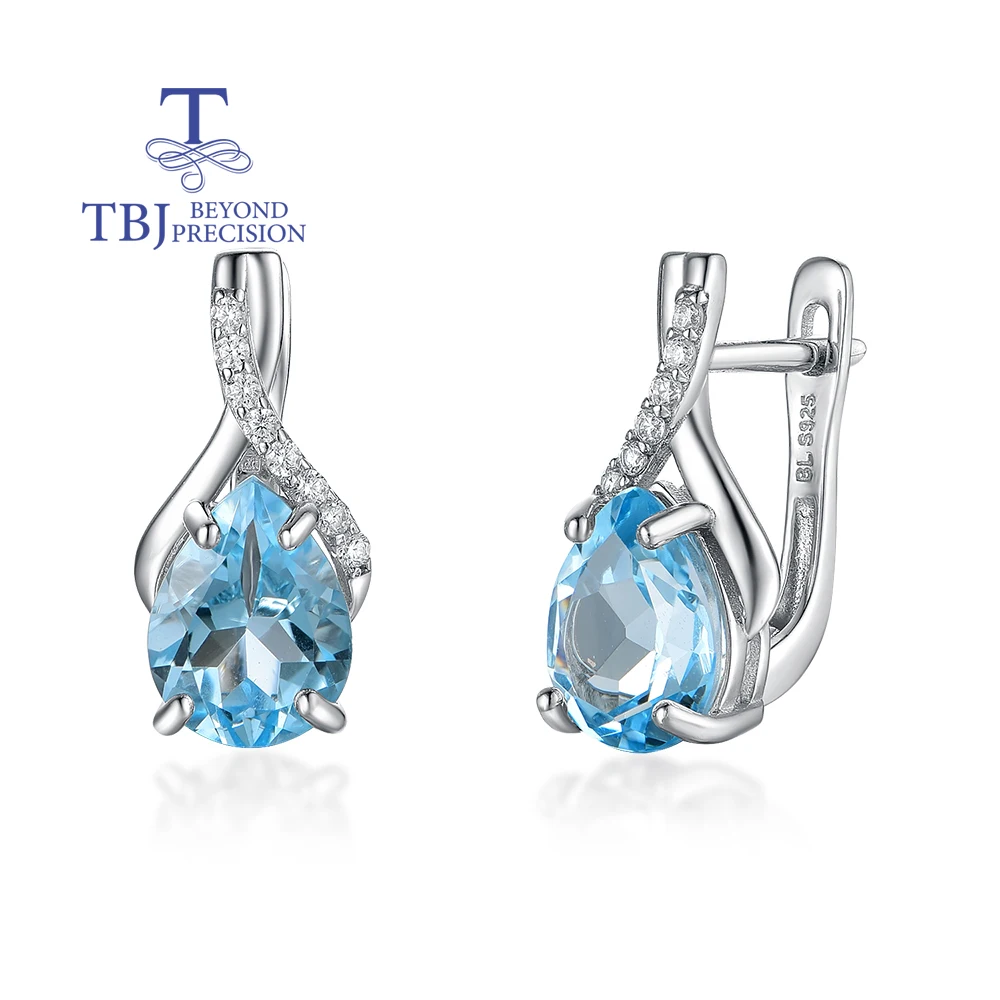 Pear 7*9mm 5ct Natural Brazil sky blue topaz gemstone earring 925 sterling silver fine jewelry for women office daily wear
Pear 7*9mm 5ct Natural Brazil sky blue topaz gemstone earring 925 sterling silver fine jewelry for women office daily wear