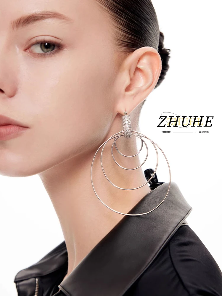ZHUHE Stacked Hoop Earrings Cyberpunk Style For Women Jewelry Accessories Party Gifts For Girlfriends
ZHUHE Stacked Hoop Earrings Cyberpunk Style For Women Jewelry Accessories Party Gifts For Girlfriends