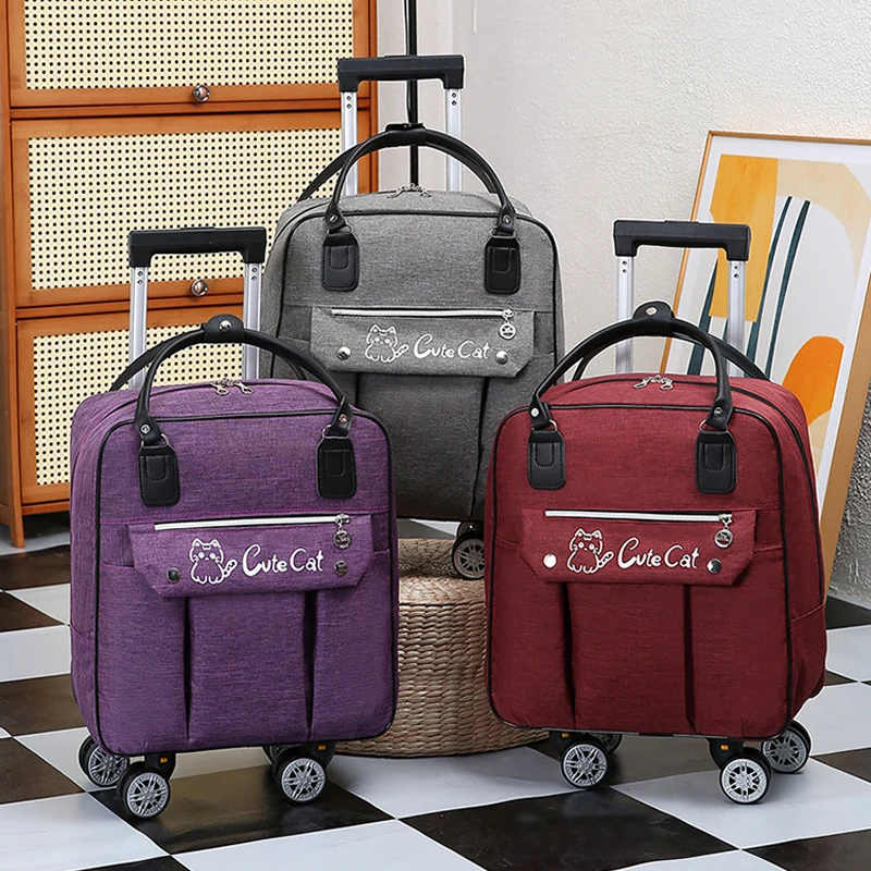 Portable Travel Luggage Bags 4 Wheels Big Capacity Unisex Trolly Travel Duffels Men New Rolling Suitcase Women Wheel Travel Bags
Portable Travel Luggage Bags 4 Wheels Big Capacity Unisex Trolly Travel Duffels Men New Rolling Suitcase Women Wheel Travel Bags
