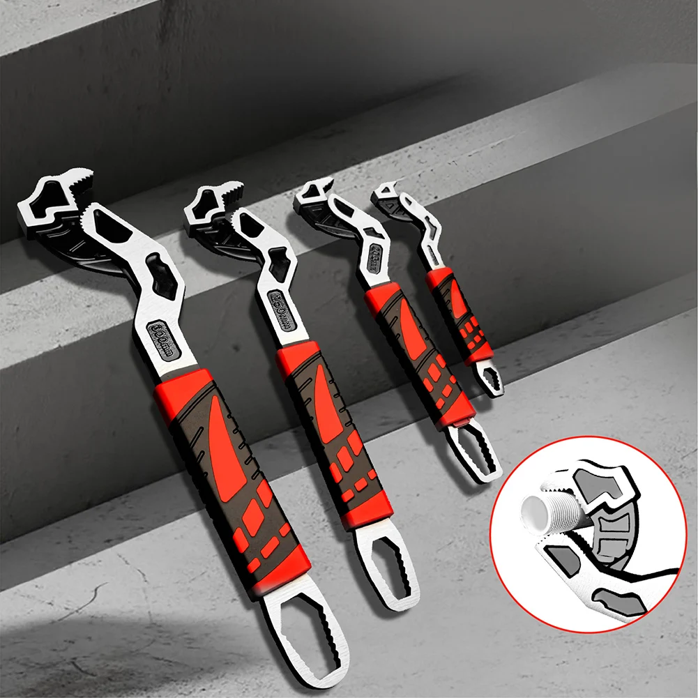1PC Quick Self-Locking Adjustable Wrench, 6-12 Inch Ergonomic Pipe Wrench for Plumbing, Nut & Pipe Clamping
1PC Quick Self-Locking Adjustable Wrench, 6-12 Inch Ergonomic Pipe Wrench for Plumbing, Nut & Pipe Clamping