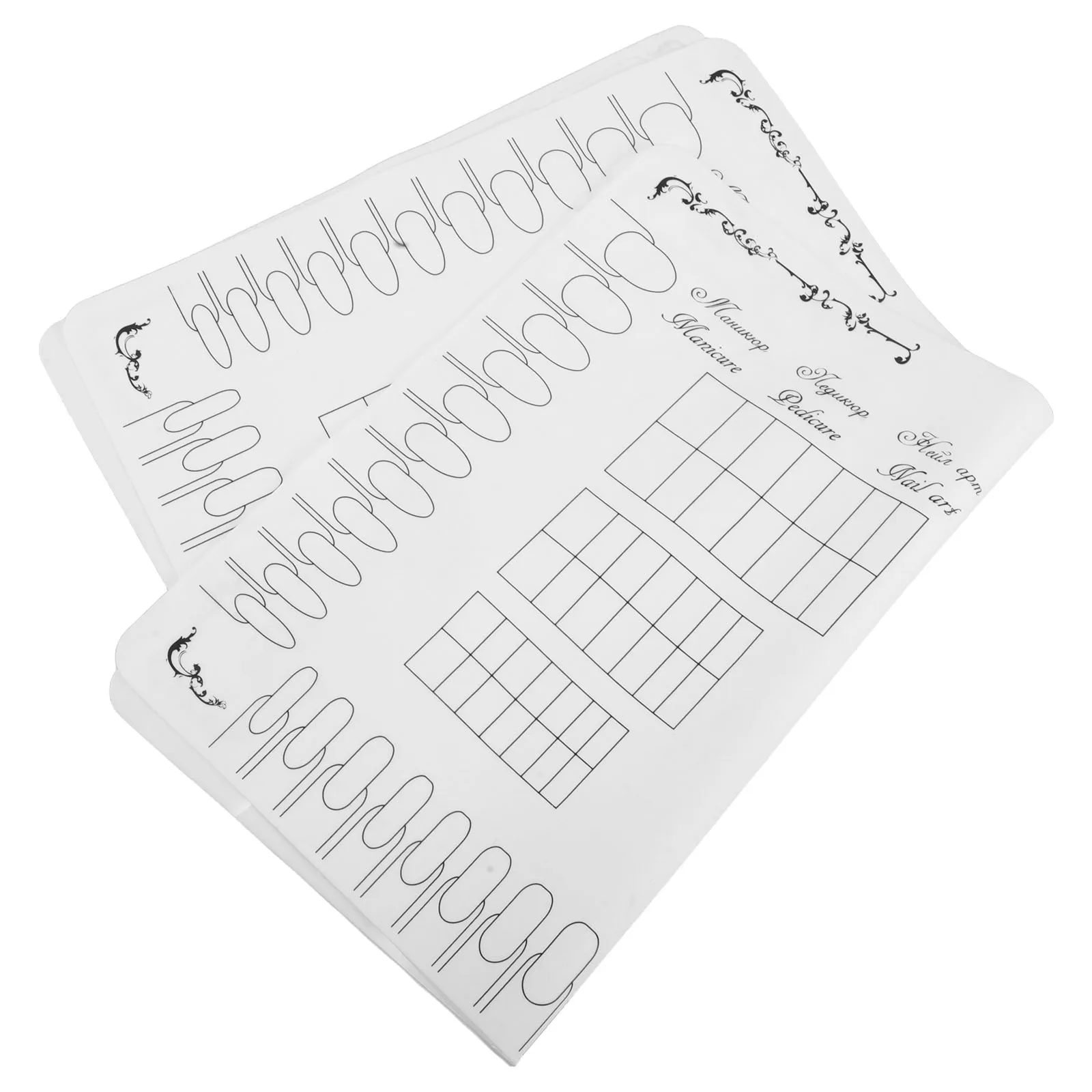 2 шт. силиконовые подложки для маникюра 40x30 см, водонепроницаемые, для нейл-арта, съемная палитра для рабочего стола мастера
2 шт. силиконовые подложки для маникюра 40x30 см, водонепроницаемые, для нейл-арта, съемная палитра для рабочего стола мастера