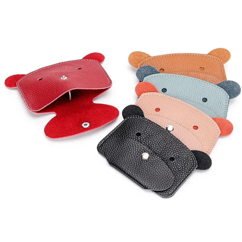 Coin Purse Genuine Leather Coin Bag Storage Bag Cute Cartoon Bear Mini Japanese Style Coin Holder Multifunctional Card Holder
Coin Purse Genuine Leather Coin Bag Storage Bag Cute Cartoon Bear Mini Japanese Style Coin Holder Multifunctional Card Holder