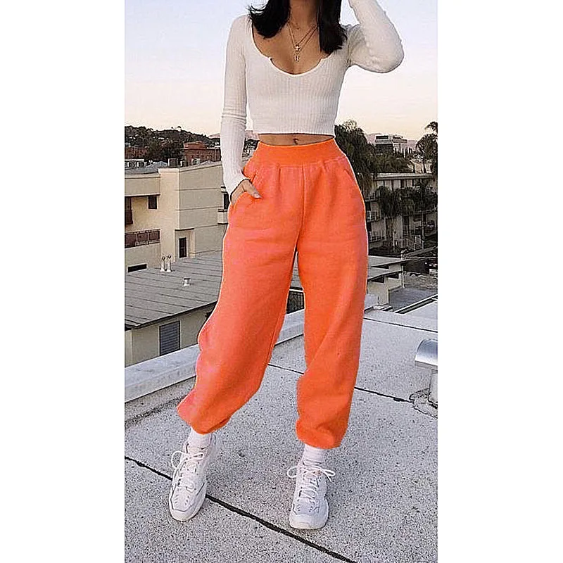 Women Fashion Solid Color Sports Pants All-Match Sweet and Lovely Warm Casual Pocket High Waist Comfortable Homewear Sweatpants
Women Fashion Solid Color Sports Pants All-Match Sweet and Lovely Warm Casual Pocket High Waist Comfortable Homewear Sweatpants