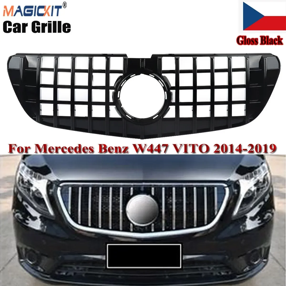 Решетка радиатора MagicKit спортивная для Mercedes-Benz W447 VITO 14-2019 GT panamerican AMG LOOK
Решетка радиатора MagicKit спортивная для Mercedes-Benz W447 VITO 14-2019 GT panamerican AMG LOOK