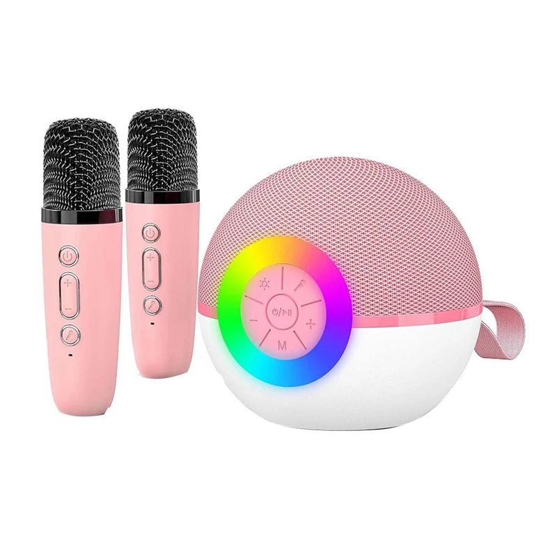 BNVN-Mini Karaoke Machine With 2 Mic, Portable Bluetooth Microphone Song Toys With LED Light,Chritmas Birthday Gift For Kids
BNVN-Mini Karaoke Machine With 2 Mic, Portable Bluetooth Microphone Song Toys With LED Light,Chritmas Birthday Gift For Kids