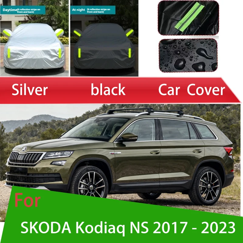Для SKODA Kodiaq NS 2017-2023Наружная защита Полный автомобильный чехол Снежный чехол Солнцезащитный козырек Водонепроницаемый Пылезащитный внешний автомобильный аксессуар 
Для SKODA Kodiaq NS 2017-2023Наружная защита Полный автомобильный чехол Снежный чехол Солнцезащитный козырек Водонепроницаемый Пылезащитный внешний автомобильный аксессуар