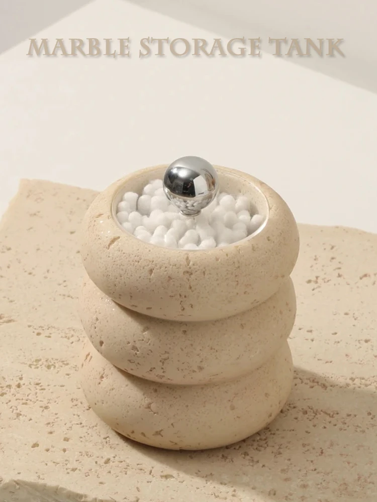 Круглая банка для хранения Wabi-Sabi-Natural Marble, легкая Роскошная зубочистка с ватным тампоном, Органайзер 2 в 1, украшение для дома
Круглая банка для хранения Wabi-Sabi-Natural Marble, легкая Роскошная зубочистка с ватным тампоном, Органайзер 2 в 1, украшение для дома