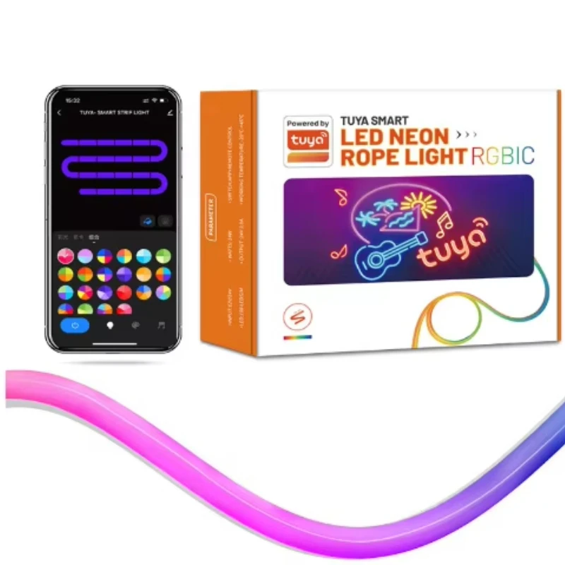 Smart LED with RGBCW 12V 5M Waterproof IP67 European Union Plug Neon Flexible Rope LED Garden Lighting
Smart LED with RGBCW 12V 5M Waterproof IP67 European Union Plug Neon Flexible Rope LED Garden Lighting