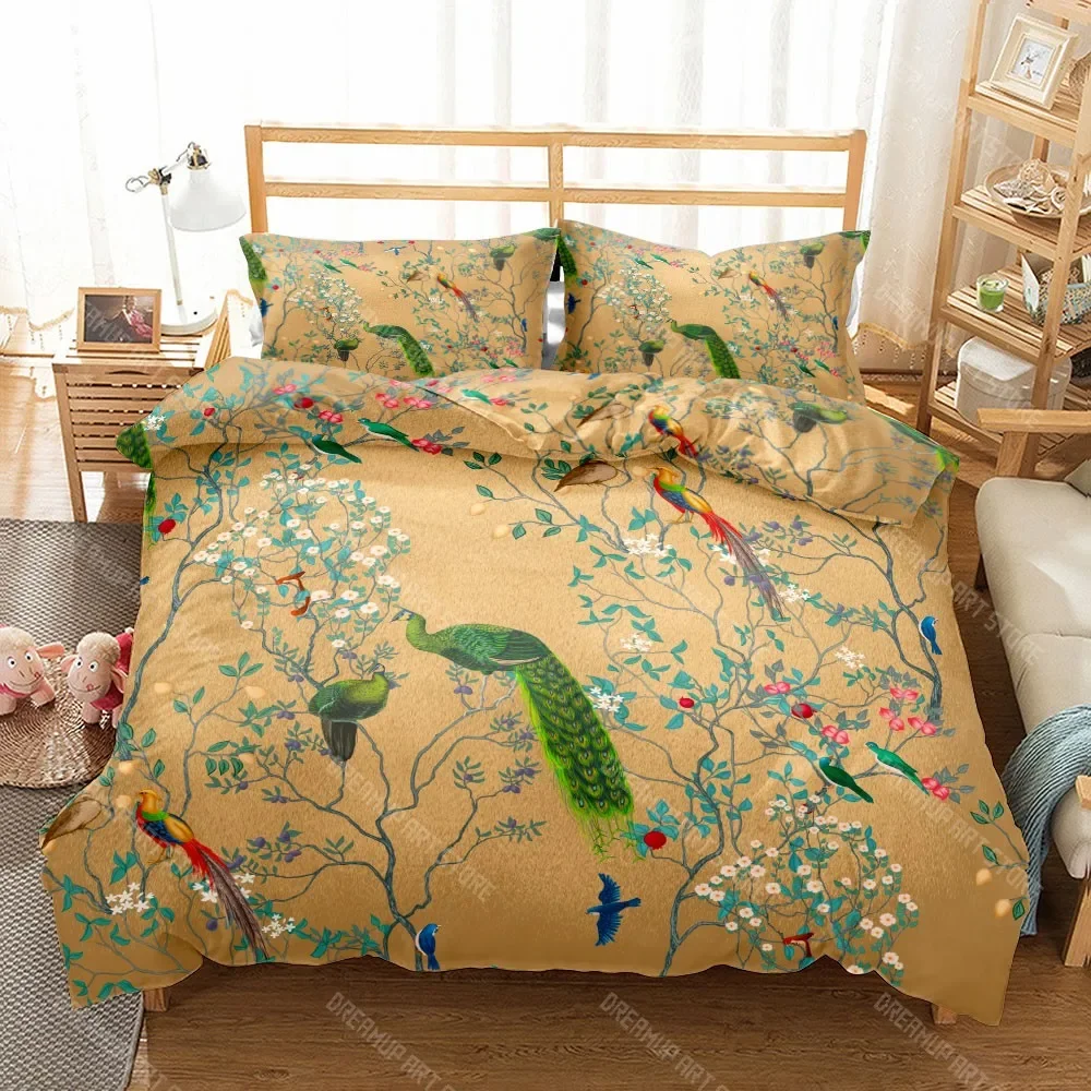 Watercolor Peacock Duvet Cover Set King Queen Double Full Twin Single Size Bed Linen Set
Watercolor Peacock Duvet Cover Set King Queen Double Full Twin Single Size Bed Linen Set