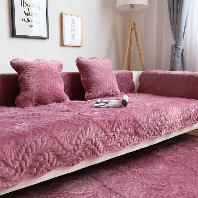 Short Plush Sofa Towel Winter European-style Brief Sofa Cover Solid Color Non-slip Couch Cover Universal for Living Room
Short Plush Sofa Towel Winter European-style Brief Sofa Cover Solid Color Non-slip Couch Cover Universal for Living Room