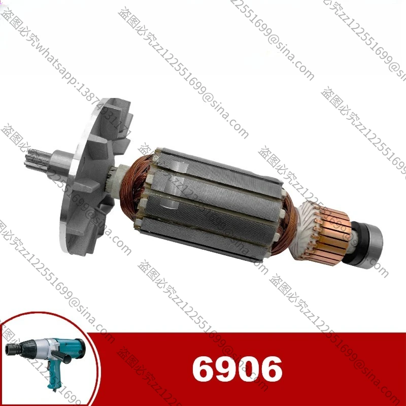Подходит для электрического гайковерта Makita 6906: Якорь, ротор, детали двигателя
Подходит для электрического гайковерта Makita 6906: Якорь, ротор, детали двигателя