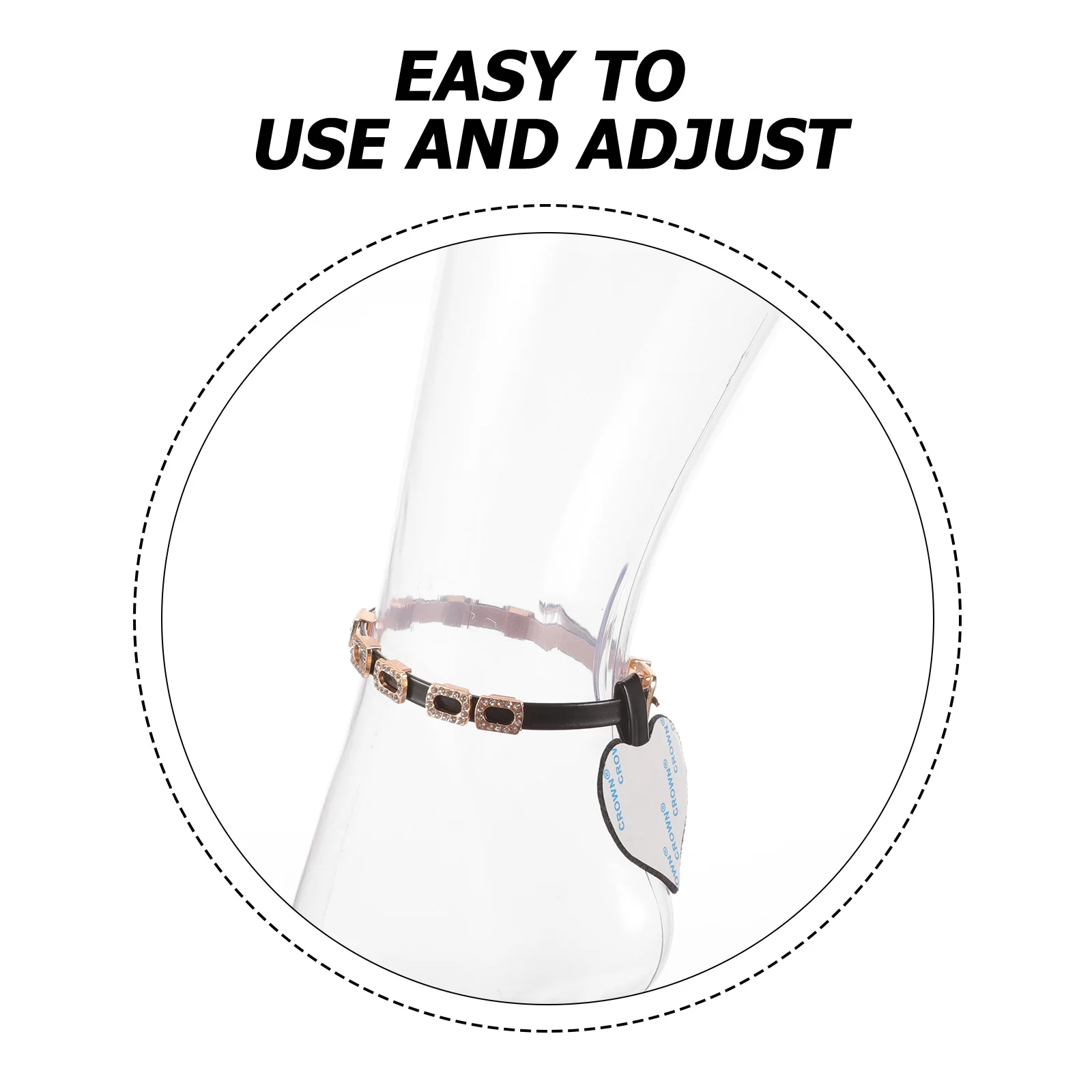 1Pair High Heel Shoe Straps Adjustable Replacement Ankle Straps Anti-Loose Rhinestone Decorative for Secure Fit Heels
1Pair High Heel Shoe Straps Adjustable Replacement Ankle Straps Anti-Loose Rhinestone Decorative for Secure Fit Heels