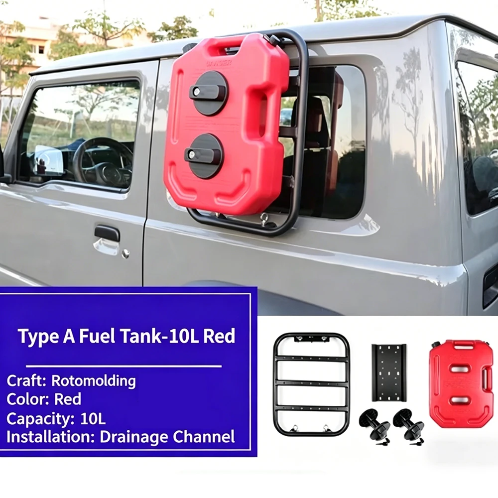 Lantsun JMN137 10L Off-road Vehicles Water Can Spare Camping Water Can Water Bucket Drum for Jimny JB74 2019-2026, 3/5Door
Lantsun JMN137 10L Off-road Vehicles Water Can Spare Camping Water Can Water Bucket Drum for Jimny JB74 2019-2026, 3/5Door