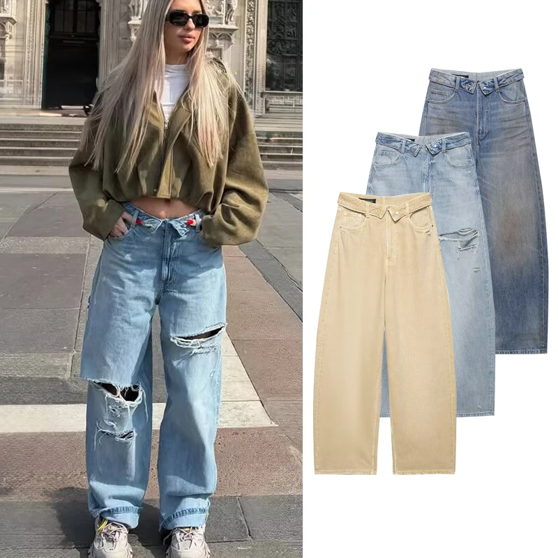 Women's 2026 New Jeans Spring Fashion Slim Elegant Hole The Youth Unique Jeans Women's Street Chic Holiday High Waist Jeans
Women's 2026 New Jeans Spring Fashion Slim Elegant Hole The Youth Unique Jeans Women's Street Chic Holiday High Waist Jeans