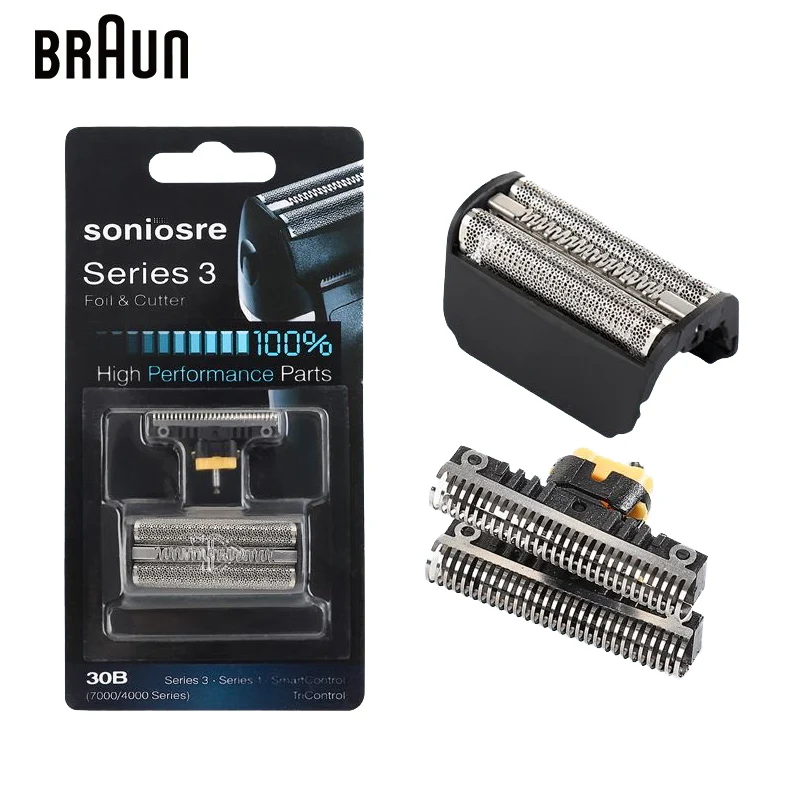 Braun 30B Shaver Head Foil Cutter Shaver Blade for Electric Razor 7504 7505 7510 7511 7514 7515 7516 7763 7783 7785 7765
Braun 30B Shaver Head Foil Cutter Shaver Blade for Electric Razor 7504 7505 7510 7511 7514 7515 7516 7763 7783 7785 7765