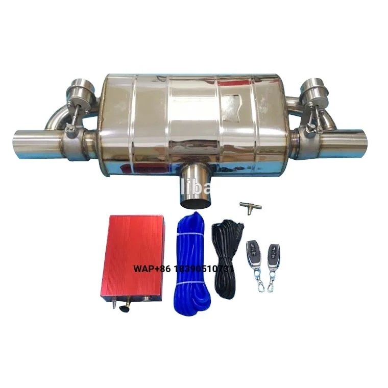 Universal Valvetronic Exhaust Dual Outlet Electric /vacuum Valve Muffler with Remote Control
Universal Valvetronic Exhaust Dual Outlet Electric /vacuum Valve Muffler with Remote Control