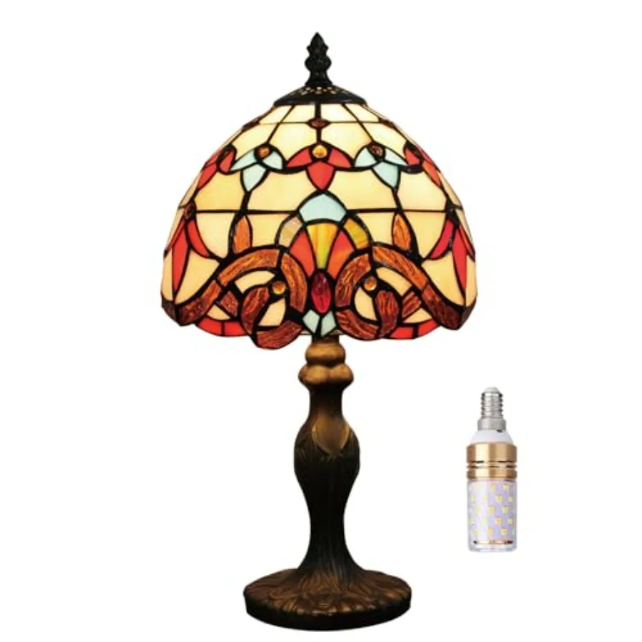 Table Lamp Tiffany Style 8 Inch Stained Glass Lampshades Small Bedside Lamp Reading Antique Desk Light Livingroom Bedroom Offic
Table Lamp Tiffany Style 8 Inch Stained Glass Lampshades Small Bedside Lamp Reading Antique Desk Light Livingroom Bedroom Offic