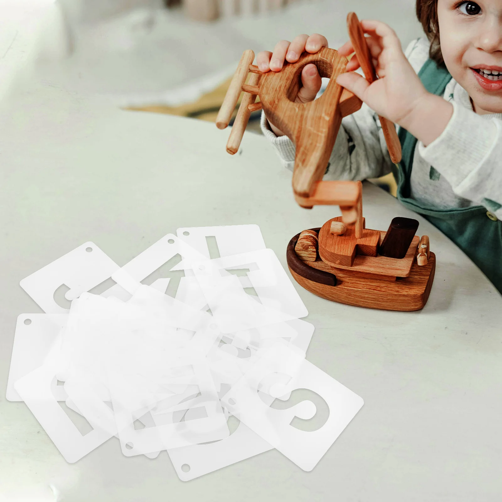 1Set Reusable Alphabet Stencil Templates for Early Education A- Letter Plastic Drawing Stencils Kids Literacy Learning
1Set Reusable Alphabet Stencil Templates for Early Education A- Letter Plastic Drawing Stencils Kids Literacy Learning