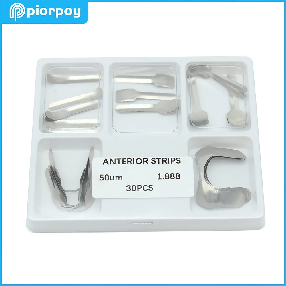 PIORPOY30Pcs/Box Dental Metal Matrix Bands Proximal Anterior Strips Matrices Twin Anterior Matrix Bands Systems DentistMaterials
PIORPOY30Pcs/Box Dental Metal Matrix Bands Proximal Anterior Strips Matrices Twin Anterior Matrix Bands Systems DentistMaterials