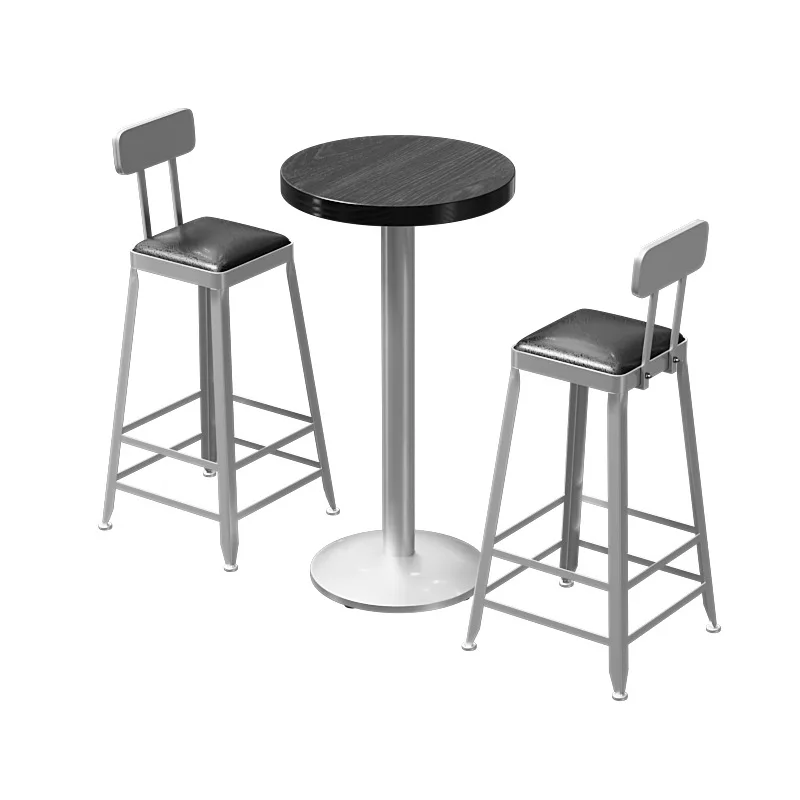 Industrial style wrought iron high chair double table and chair combination simple modern coffee shop retro
Industrial style wrought iron high chair double table and chair combination simple modern coffee shop retro